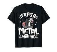 Trash Metal Maniac Opossum Goth Rock Death Metal T-Shirt