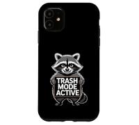 Trash Mode Active Funny Raton Laveur Trash Panda Meme Coque pour iPhone 11