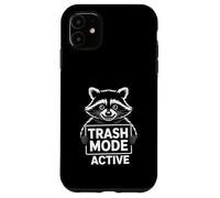 Trash Mode Active Funny Raton Laveur Trash Panda Meme Coque pour iPhone 11