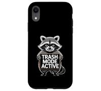 Trash Mode Active Funny Raton Laveur Trash Panda Meme Coque pour iPhone XR