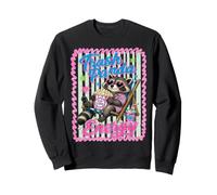 Trash Panda Energy Raton Laveur Sauvage à Rayures d'été Sweatshirt