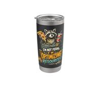 Trash Panda Plongeur de benne à ordures Chaotique Raton Gobelet isotherme en acier inoxydable double paroi