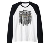 Trash Panda Rap Old School Retro Streetwear Années 80 90 Manche Raglan