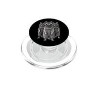 Trash Panda Rap Old School Retro Streetwear Années 80 90 PopSockets PopGrip pour MagSafe
