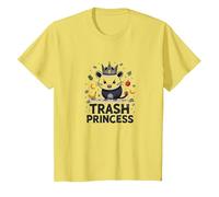 Trash Princess : Opossum Insolite Reine des restes T-Shirt, Enfant, Citron, 10 Ans