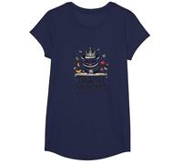Trash Princess : Opossum Insolite Reine des restes T-Shirt, Fille, Bleu Marine, S