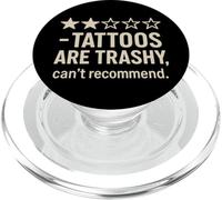 Trashy Tattoo Blague Sarcastique Tatouage Évaluation Amateur de Tatouage PopSockets PopGrip pour MagSafe