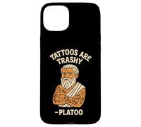 Trashy Tattoo Humour Philosophe Satire Citation Funny Platon Pun Coque pour iPhone 15 Plus