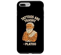 Trashy Tattoo Humour Philosophe Satire Citation Funny Platon Pun Coque pour iPhone 7 Plus/8 Plus