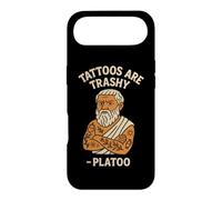 Trashy Tattoo Humour Philosophe Satire Citation Funny Platon Pun Coque pour iPhone Air