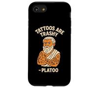 Trashy Tattoo Humour Philosophe Satire Citation Funny Platon Pun Coque pour iPhone SE (2020) / 7 / 8