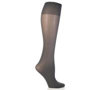 Trasparenze Dames 1 Paire Laura microfibre Mi-Bas en 4 couleurs - One Size - Gris foncé