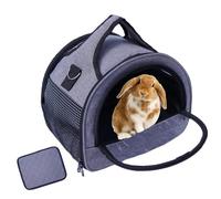 Trasportino per porcellini d'India, per conigli, criceti, uccelli, conigli, draghi, gattini, ecc. Borsa per animali Con manico stabile e cuscinetto impermeabile, Facile da viaggiare e visitare il