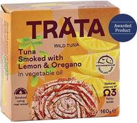 TRATA Thon fumé à l'huile végétale citron-origan 160 g