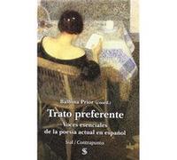 Trato Preferente: Voces Esenciales Poesia Actual Español - [Livre en VO] Uceda, Julia (Auteur)