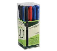 Tratto 1 Green Ecological Ballpoint Pen, Multi-Colour, Pack of 24