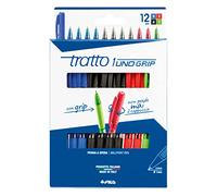 Tratto 1 GRIP 12 pcs COULEURS ASS. ÉCOLE
