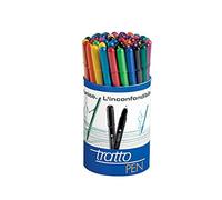 Tratto 807100 Pens, Assorted, Pack of 50