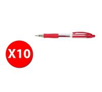 Tratto Easy Gel Stylo à encre gel rétractable Rouge 10 pièces(s)