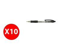 Tratto 827703 Easy Gel Pen - 0,5 Mm - Noir - Paquet De 10 Pcs