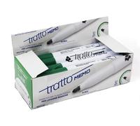 TRATTO 854004 Felt-Tip Pen - Coloured Sign Pens (Green, White, Green)