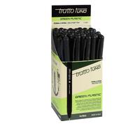 Tratto 93506 Box 50 Pen Black Stretch 1 Green Medium Tip, 1.0Mm