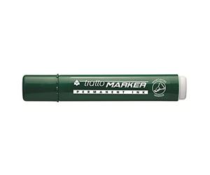 TRATTO Marker Chisel TIP Permanent Marker - Chisel Tip Permanent Markers (Green,