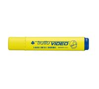 Tratto Surligneur vidéo 12 pcs Pointe émoussée Jaune