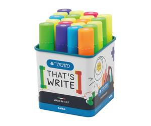 Tratto Surligneur vidéo, boîte de 20 pièces, couleurs assorties