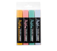 Tratto Video Pastel COCKTAIL busta 4 evidenziatori - colori mandarino-pompelmo-m