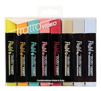 Tratto Video Pastel Pastel Lot de 8 surligneurs Multicolore