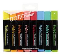 Tratto Video Pastel Pastel Lot de 8 surligneurs Multicolore
