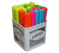 Tratto Video - Surligneur - Couleurs Assorties - Encre À L'eau - 1-5 Mm - Pack De 20