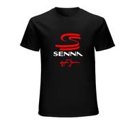 Trau Tee Ayrton Senna Brazil Formula Good Male T Shirt Black3XL Black 3XL