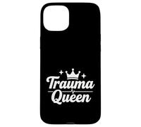 Trauma Queen Nurse Life Drôle Script médical Coque pour iPhone 15 Plus