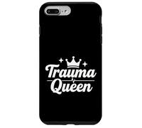 Trauma Queen Nurse Life Drôle Script médical Coque pour iPhone 7 Plus/8 Plus
