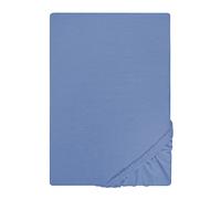 Traumhaft schlafen - Castell - Markenbettwäsche Drap-Housse en Jersey Extensible 0077113 1x 180x200 cm - 200x200 cm, Bleu