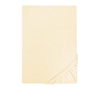 Traumhaft schlafen - Castell - Markenbettwäsche Drap-Housse en Jersey Extensible 0077113 1x 90x190 cm - 100x200 cm, Jaune
