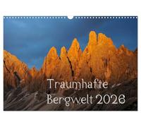 Traumhafte Bergwelt Kalender (Wandkalender 2026 DIN A3 quer), CALVENDO Monatskalender: Im Zauber des Lichts