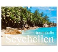 traumhafte Seychellen (Wandkalender 2026 DIN A3 quer), CALVENDO Monatskalender: Wir nehmen Sie mit auf eine Reise durch die traumhafte Inselwelt der Seychellen.