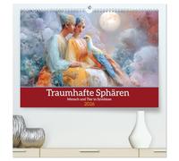 Traumhafte Sphären - Mensch und Tier in Symbiose (hochwertiger Premium Wandkalender 2026 DIN A2 quer), Kunstdruck in Hochglanz: Friedvolle Verbindungen