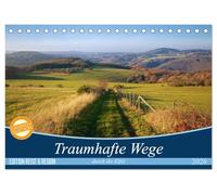 Traumhafte Wege durch die Eifel (Tischkalender 2026 DIN A5 quer), CALVENDO Monatskalender: Eine Wanderung durch die Eifel im Wandel der Jahreszeiten