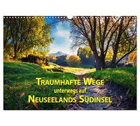 Traumhafte Wege - Unterwegs auf Neuseelands Südinsel (Wandkalender 2026 DIN A3 quer), CALVENDO Monatskalender: Traumhafte Bilder vom Wandern auf ... Dünen oder umgeben von imposanten Bergen.