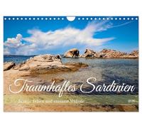 Traumhaftes Sardinien (Wandkalender 2026 DIN A4 quer), CALVENDO Monatskalender: Bizarre Felsen und einsame Strände