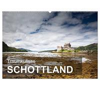 Traumkulisse Schottland (Wandkalender 2026 DIN A2 quer), CALVENDO Monatskalender: Vorhang auf für eine grüne Traumkulisse
