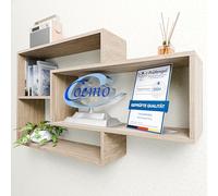 TRAUMMÖBEL Étagère murale Sonoma en chêne - Étagère suspendue en bois - Pour salon, chambre à coucher et cuisine