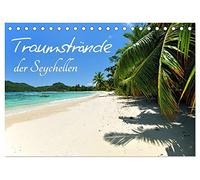 Traumstrände der Seychellen (Tischkalender 2026 DIN A5 quer), CALVENDO Monatskalender: Die schönsten Strände von Mahé, La Digue und Praslin