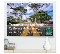 Traumstraße Kaliforniens - California Highway No.1 (hochwertiger Premium Wandkalender 2026 DIN A2 quer), Kunstdruck in Hochglanz: Impressionen vom bekanntesten und schönen Highway Kaliforniens.