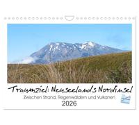 Traumziel Neuseelands Nordinsel 2026 (Wandkalender 2026 DIN A4 quer), CALVENDO Monatskalender: Willkommen im Land der langen weißen Wolke
