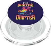 Travail à Distance drôle Citation The Digital Drifter Digital Nomad PopSockets PopGrip pour MagSafe